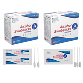 Alcohol Swabsticks, NS 4" , 1, 3 swabstick per packet